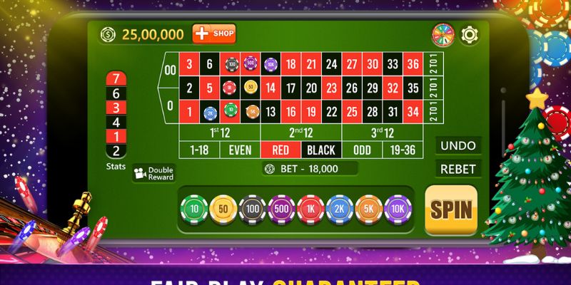 Cược trong theo mẹo chơi Roulette